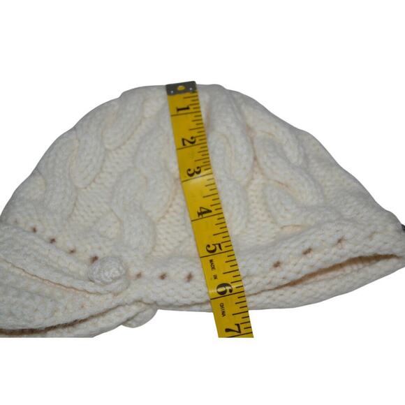 REI Women's Newsboy Cable Knit 100% Merino Wool - Picture 3 of 4